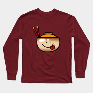 funny rice bowl Long Sleeve T-Shirt